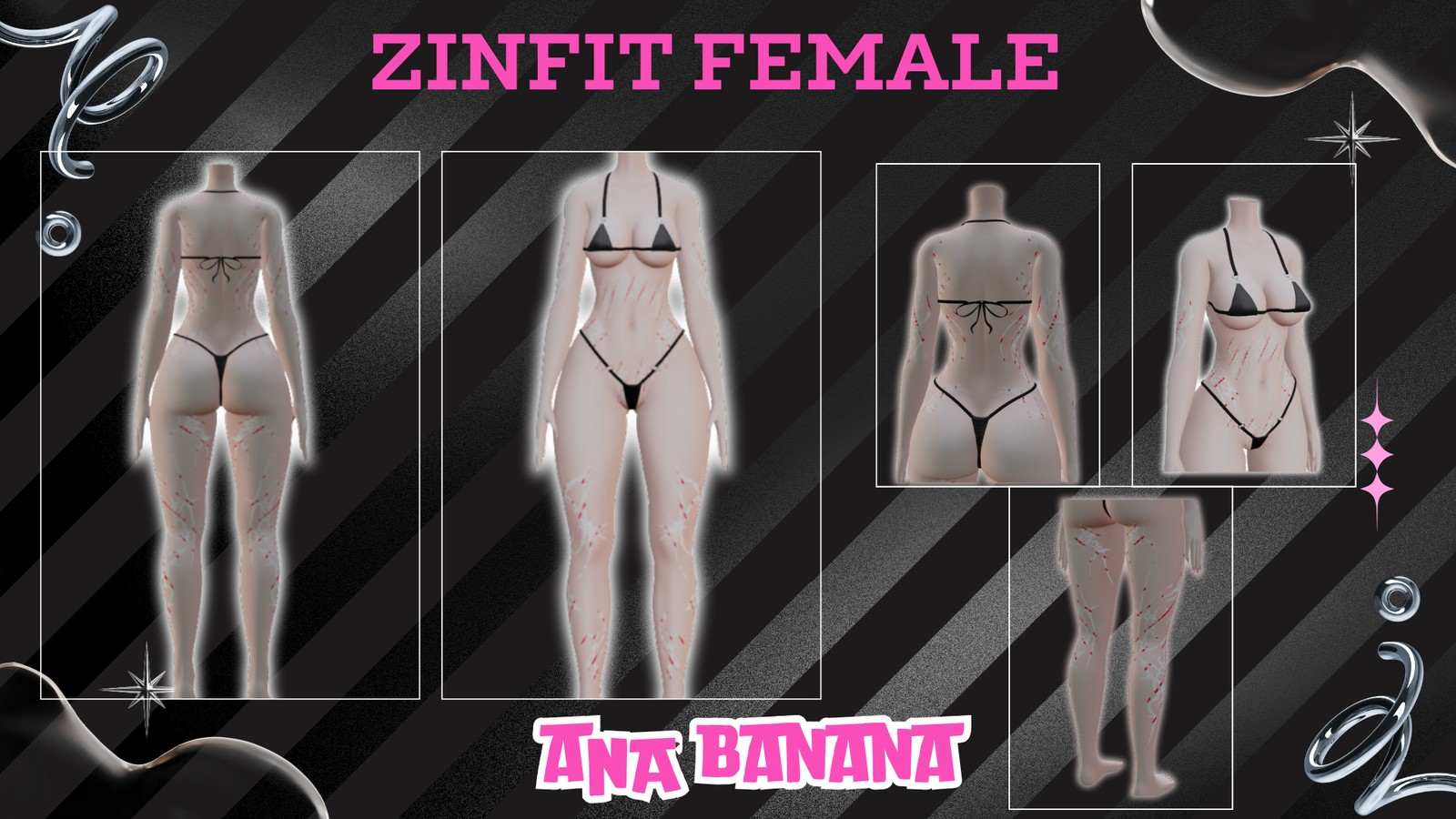 ๐ฌCandy Cane Sigil Tatts | Vrbase + Akii + Zinfit F/M