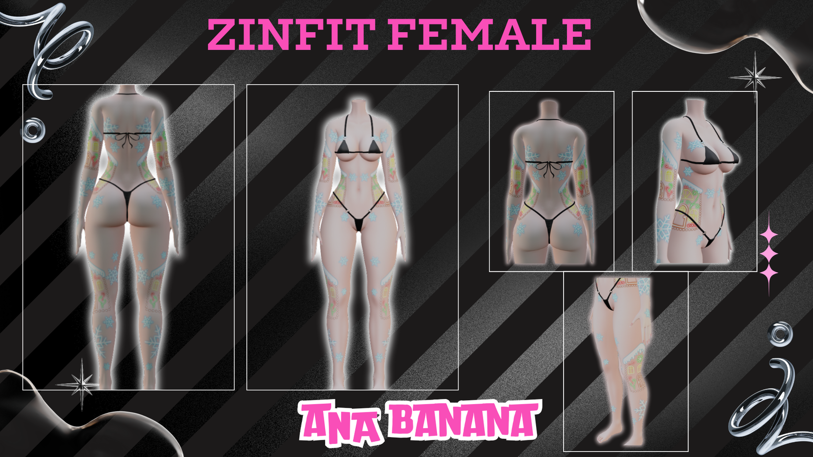 🎄Christmas Decor Tatts | Vrbase + Akii + Zinfit F/M