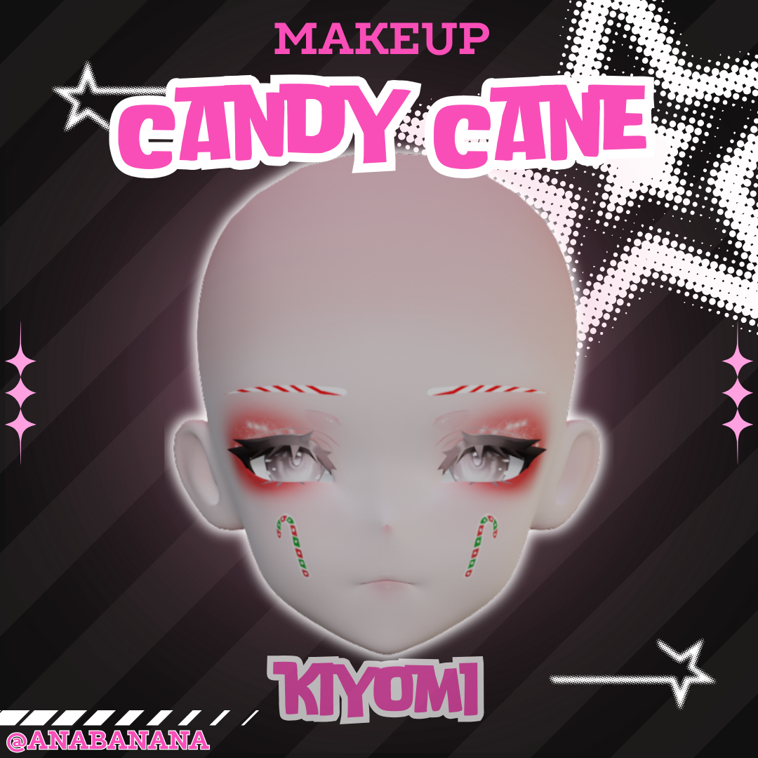 🍬Candy Cane Makeup | Cici + Starlight + Kiyomi