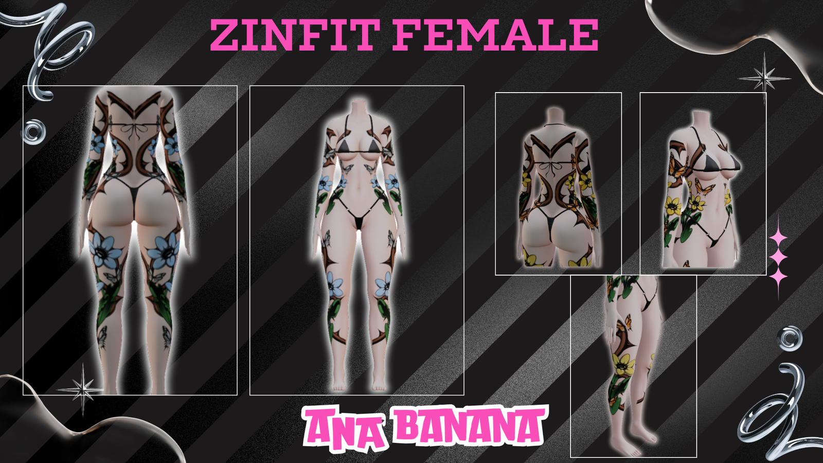 🌻Nature Lover Tatts | Vrbase + Akii + Zinfit F/M