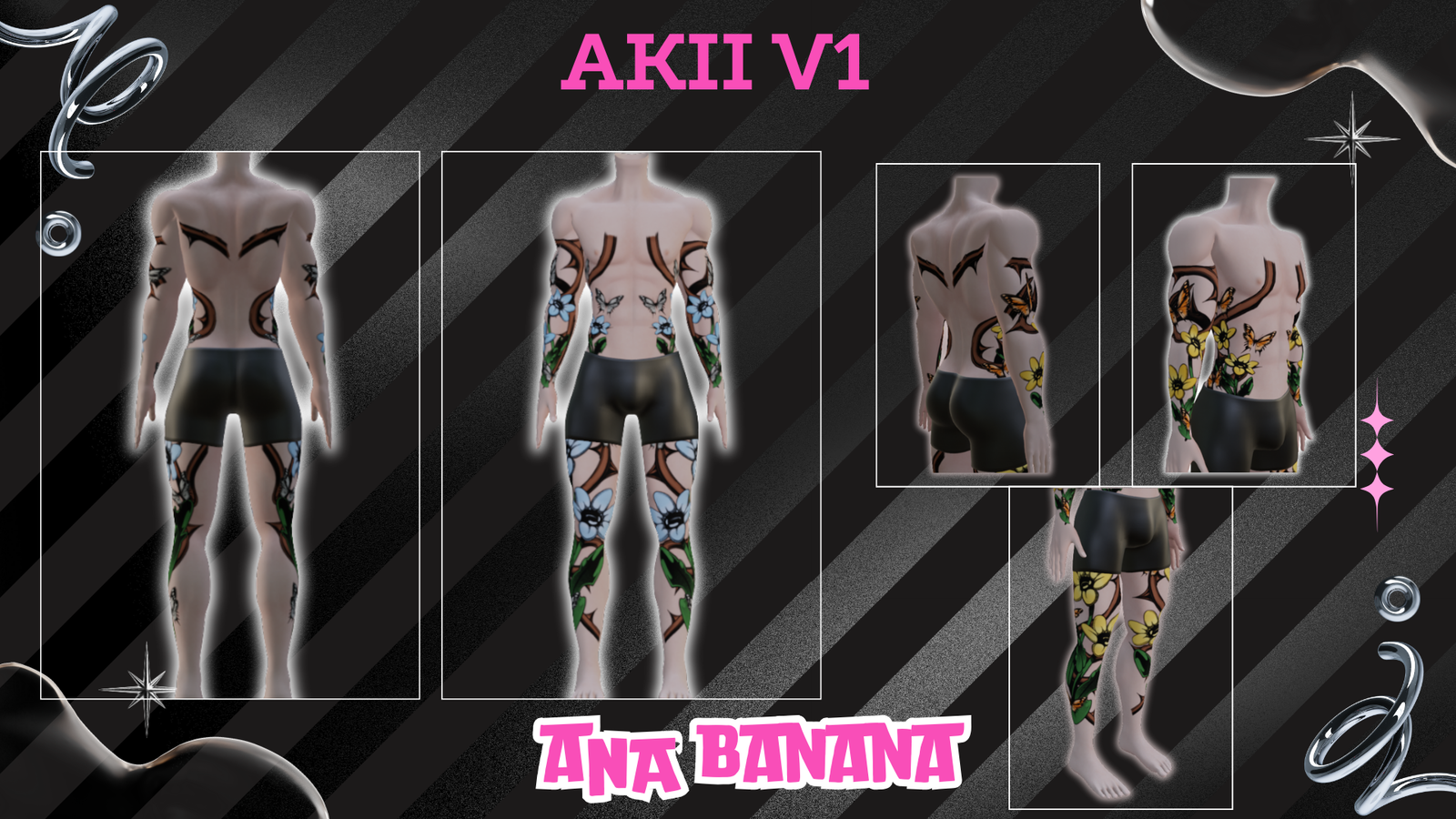 🌻Nature Lover Tatts | Vrbase + Akii + Zinfit F/M