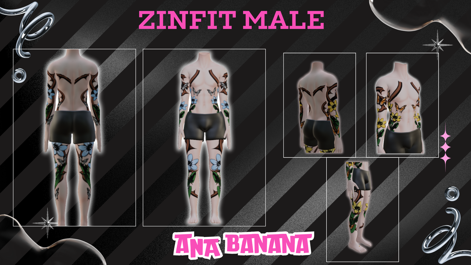 🌻Nature Lover Tatts | Vrbase + Akii + Zinfit F/M