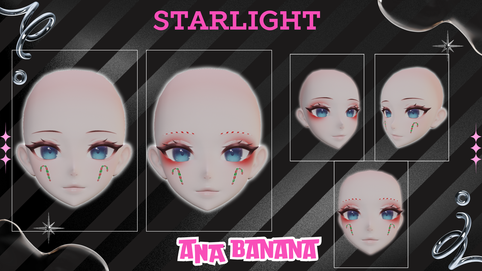 π¬Candy Cane Makeup | Starlight