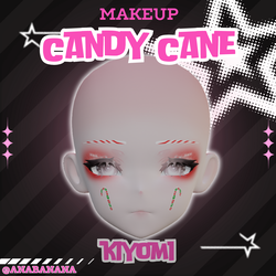 🍬Candy Cane Makeup | Kiyomi