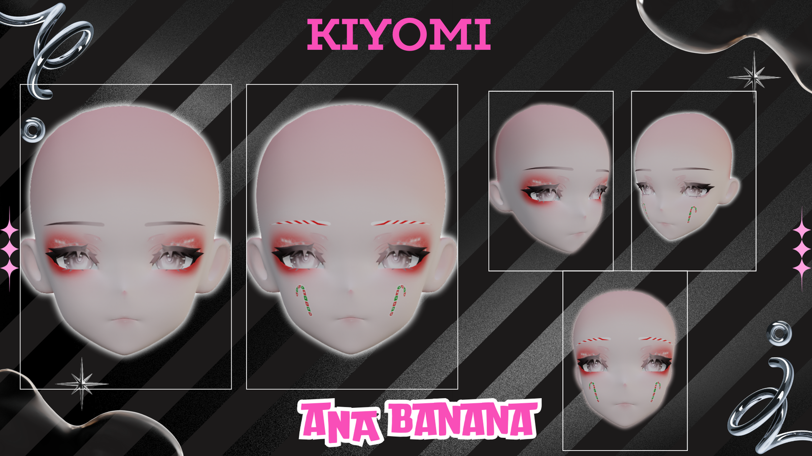 π¬Candy Cane Makeup | Kiyomi