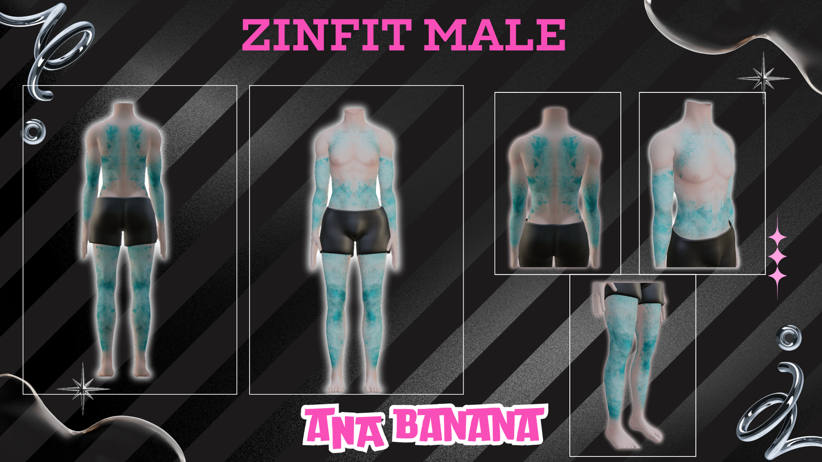 🧊 Frosty Tatts | Zinfit Male