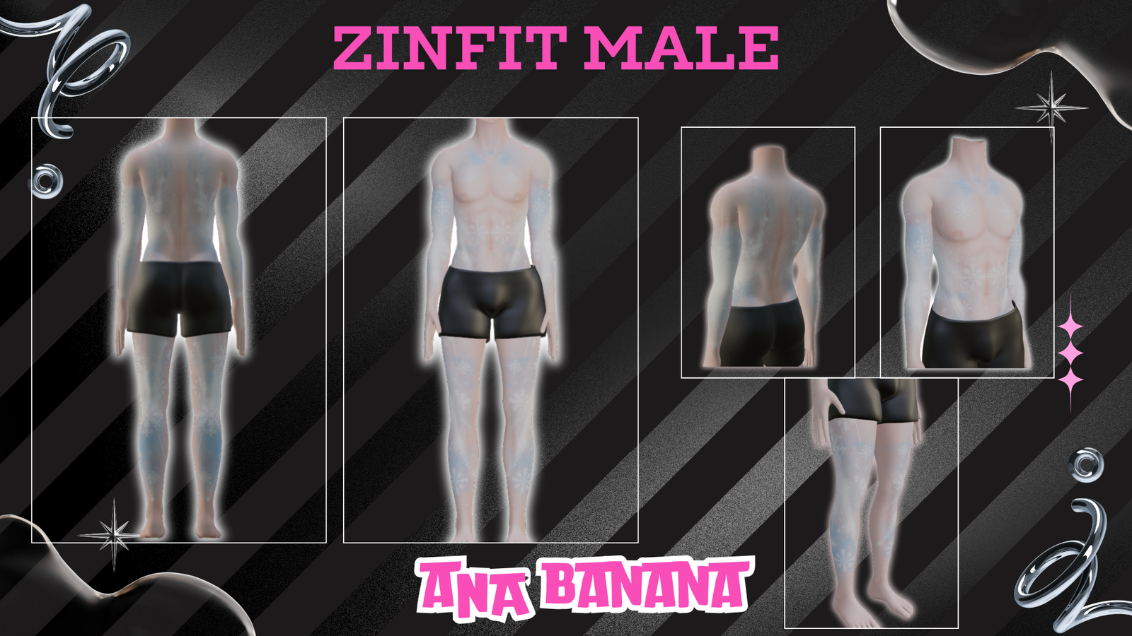 ❄️ Jack Frost Tatts | Zinfit Male