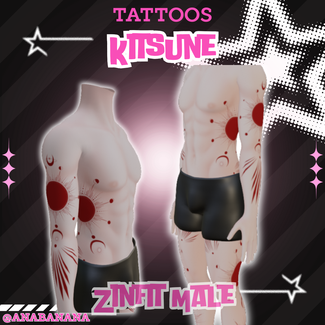 🦊 Kitsune Tatts | Zinfit Male