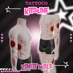 🦊 Kitsune Tatts | Zinfit Male