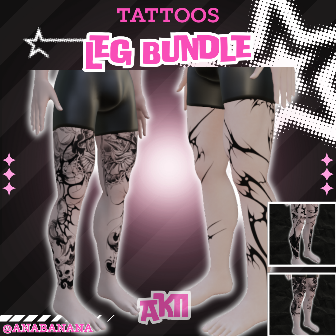 🖊️ Leg Bundle Tatts | Akii 