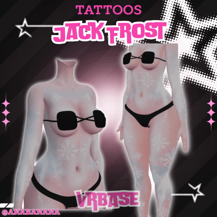 (J:) ❄️ Jack Frost Tatts | Vrbase + Akii + Zinfit F/M