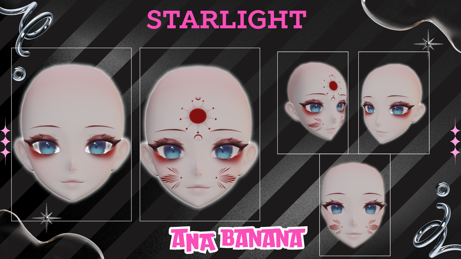 (J:) 🦊Kitsune Makeup | Cici + Starlight + Kiyomi + VRB Furry