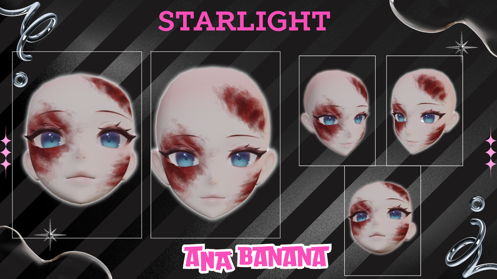 (J:) 🚗 Road Rash Makeup | Cici + Starlight + Kiyomi + VRB Furry