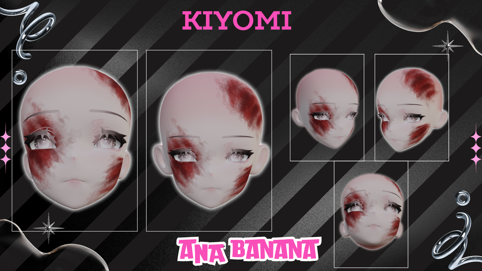 (J:) 🚗 Road Rash Makeup | Cici + Starlight + Kiyomi + VRB Furry