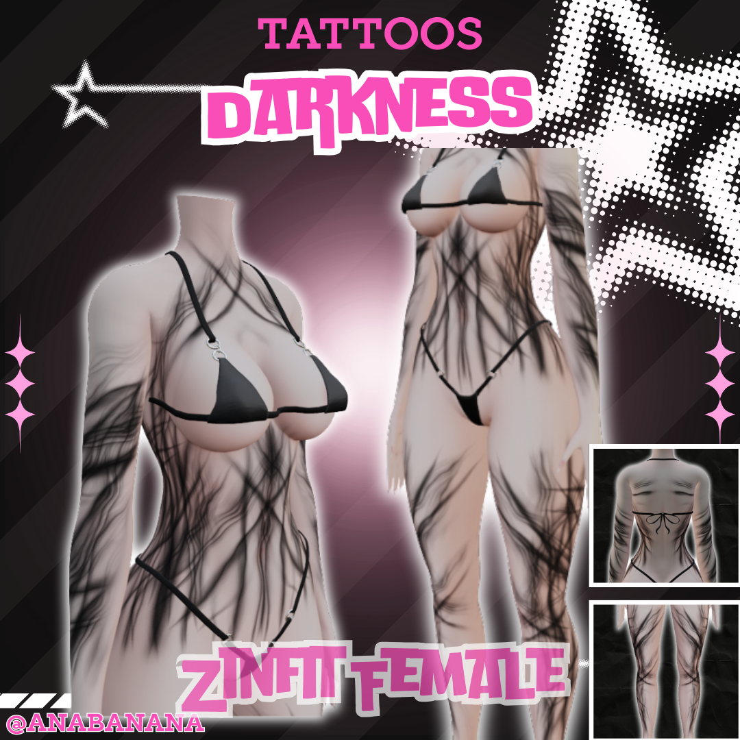 🐦⬛ Darkness Tatts | Zinfit Female