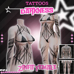 🐦‍⬛ Darkness Tatts | Zinfit Female