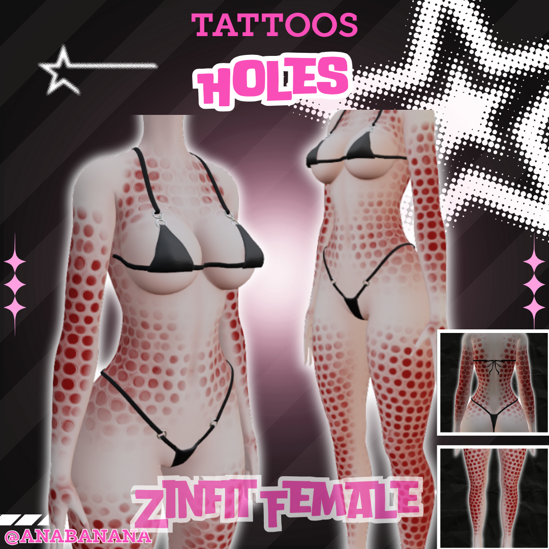 🕳️ Holes Tatts |  Zinfit Female
