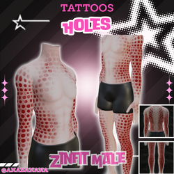 🕳️ Holes Tatts | Zinfit Male