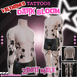 🖤 Dark Bloom Tatts | Zinfit Male