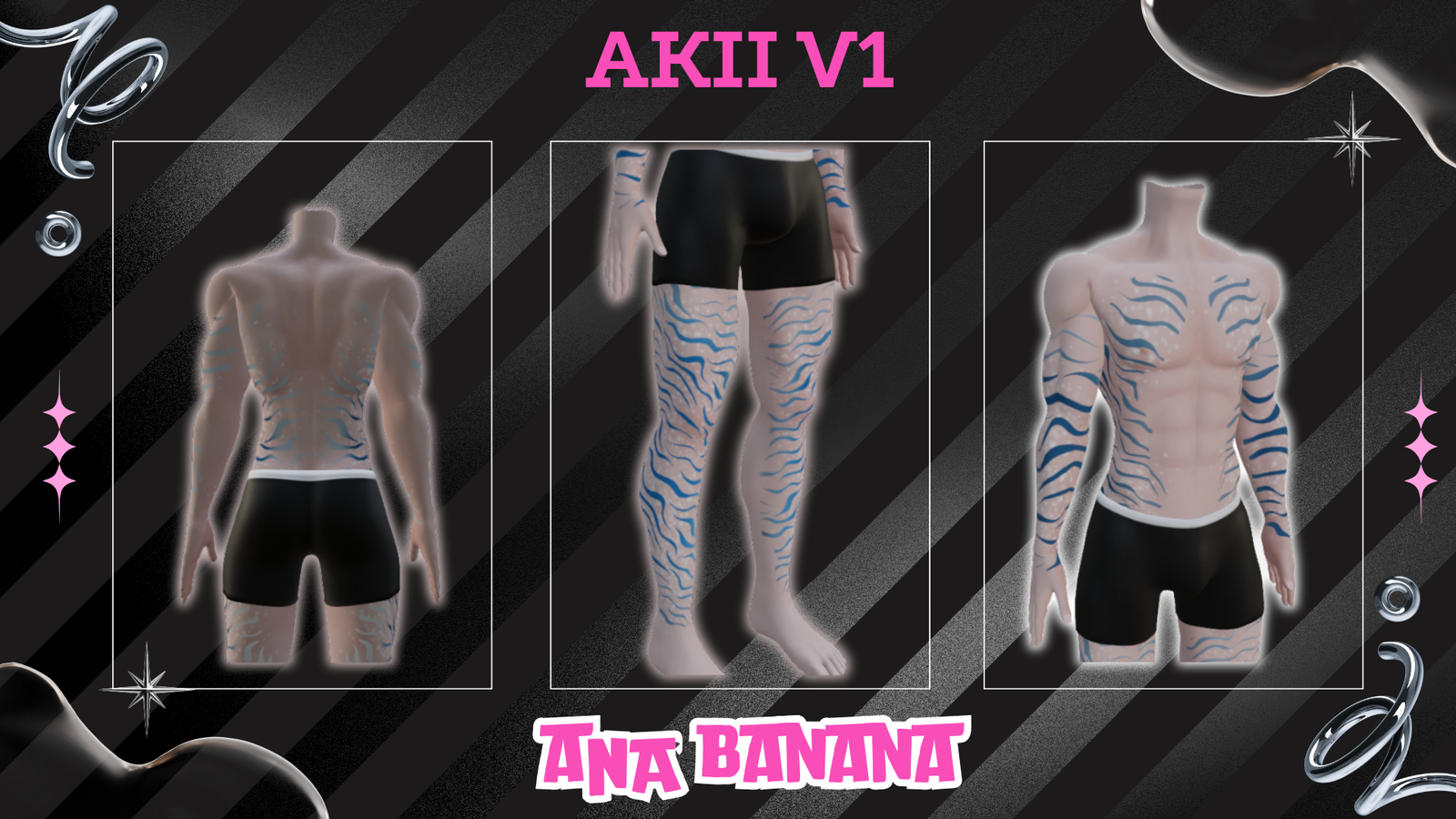 (All:) 💙 Navi Tatts | Egirl + Akii V1 + Zinfit F/M