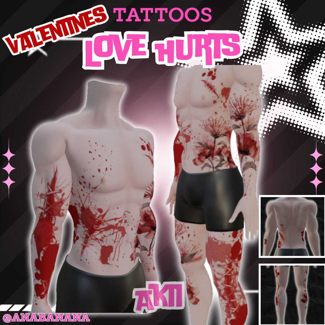 💔 Love Hurts Tatts | Akii