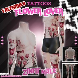 ๐ท Flower Lover Tatts | Zinfit Male