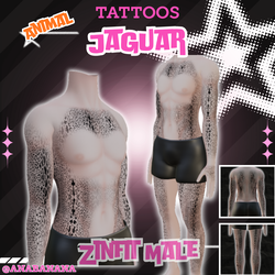 ๐ Animal Jaguar Tatts | Zinfit Male
