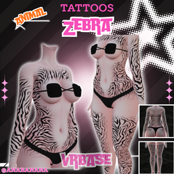 🦓 Animal Zebra Tatts | Vrbase