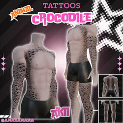 🐊 Animal Crocodile Tatts | Akii 
