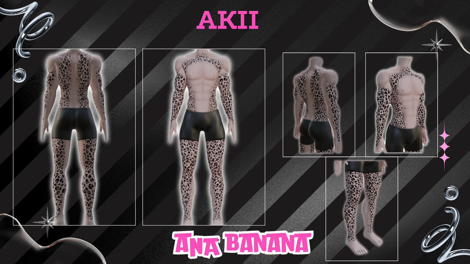 π Animal Leopard Tatts | Akii