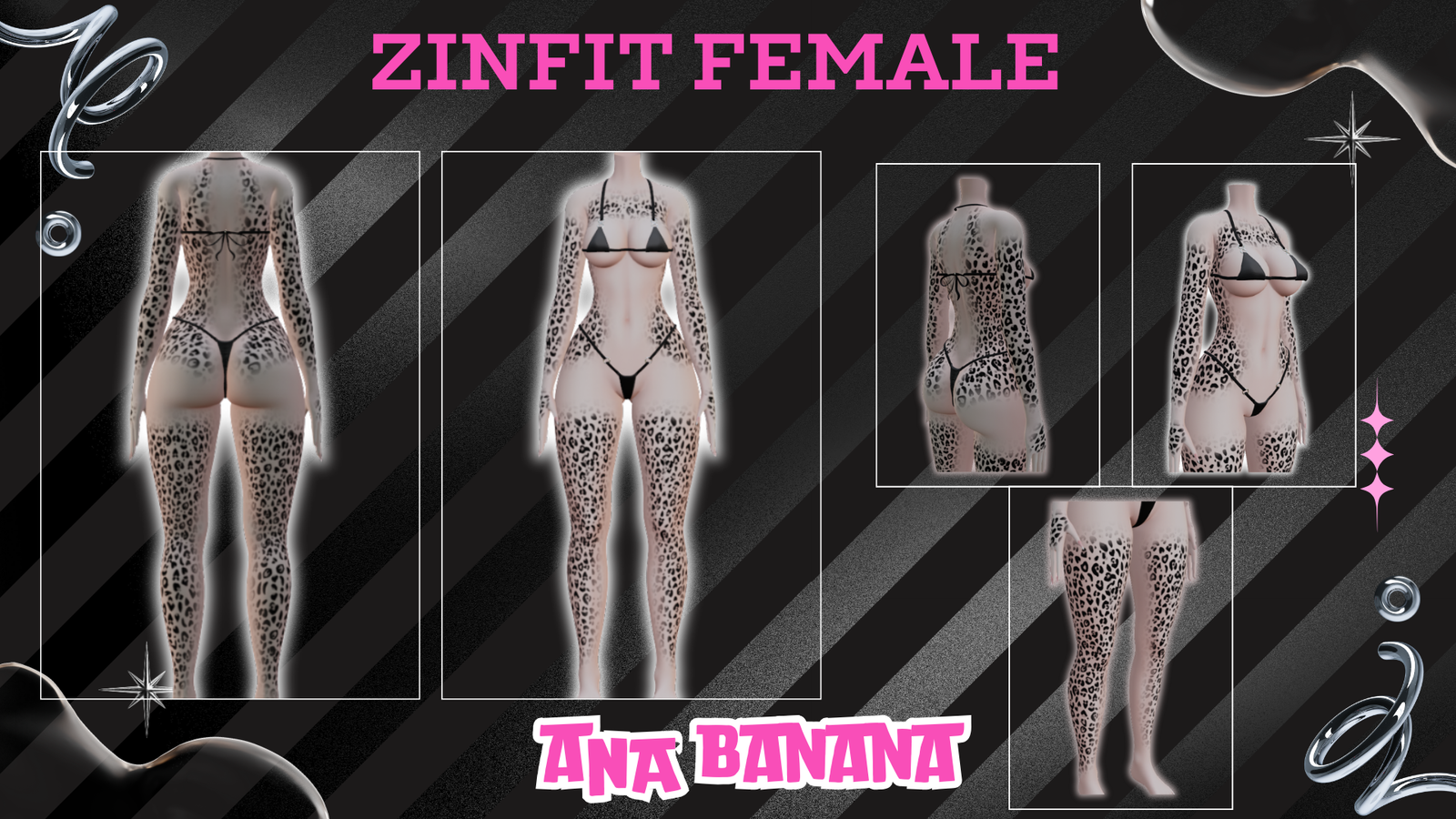 π Animal Leopard Tatts | Zinfit Female