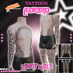 🐆 Animal Leopard Tatts | Zinfit Male