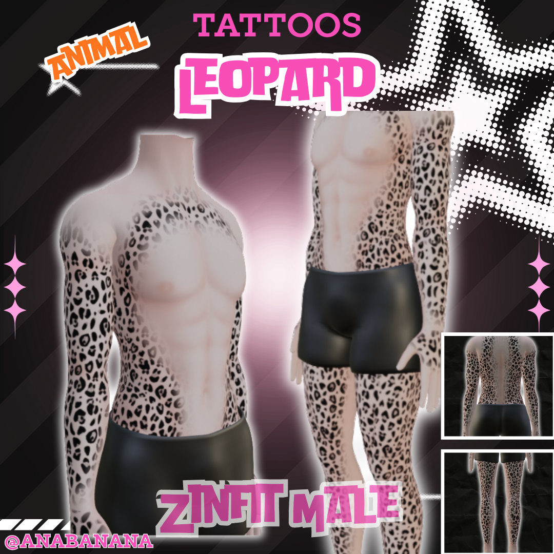 π Animal Leopard Tatts | Zinfit Male