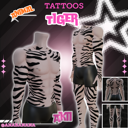 🐅 Animal Tiger Tatts | Akii