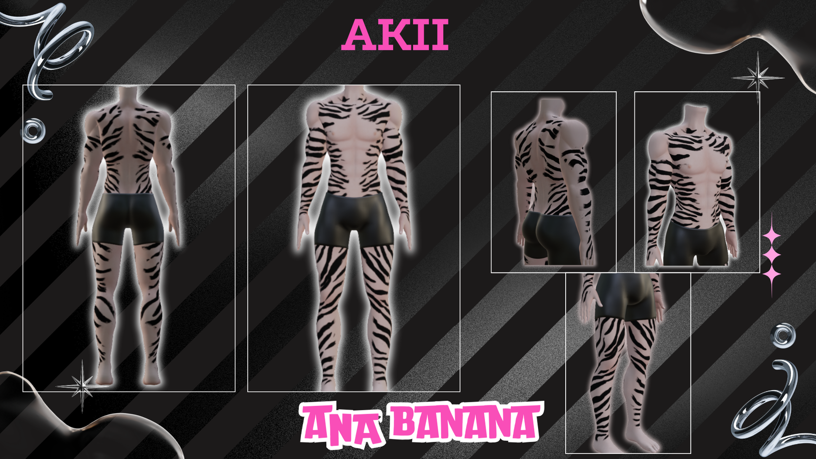 🐅 Animal Tiger Tatts | Akii