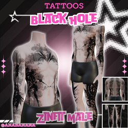 🌌Black Hole Tatts | Zinfit Male