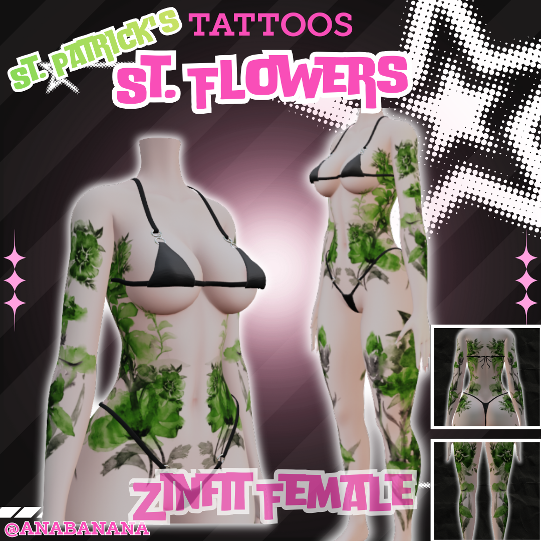🌿 St. Flowers Tatts | Zinfit Female
