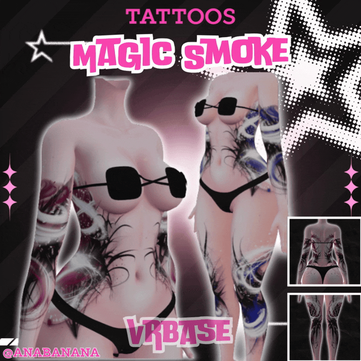 (J) : 🎩 Magic Smoke Tatts | Vrbase + Akii + Zinfit F/M