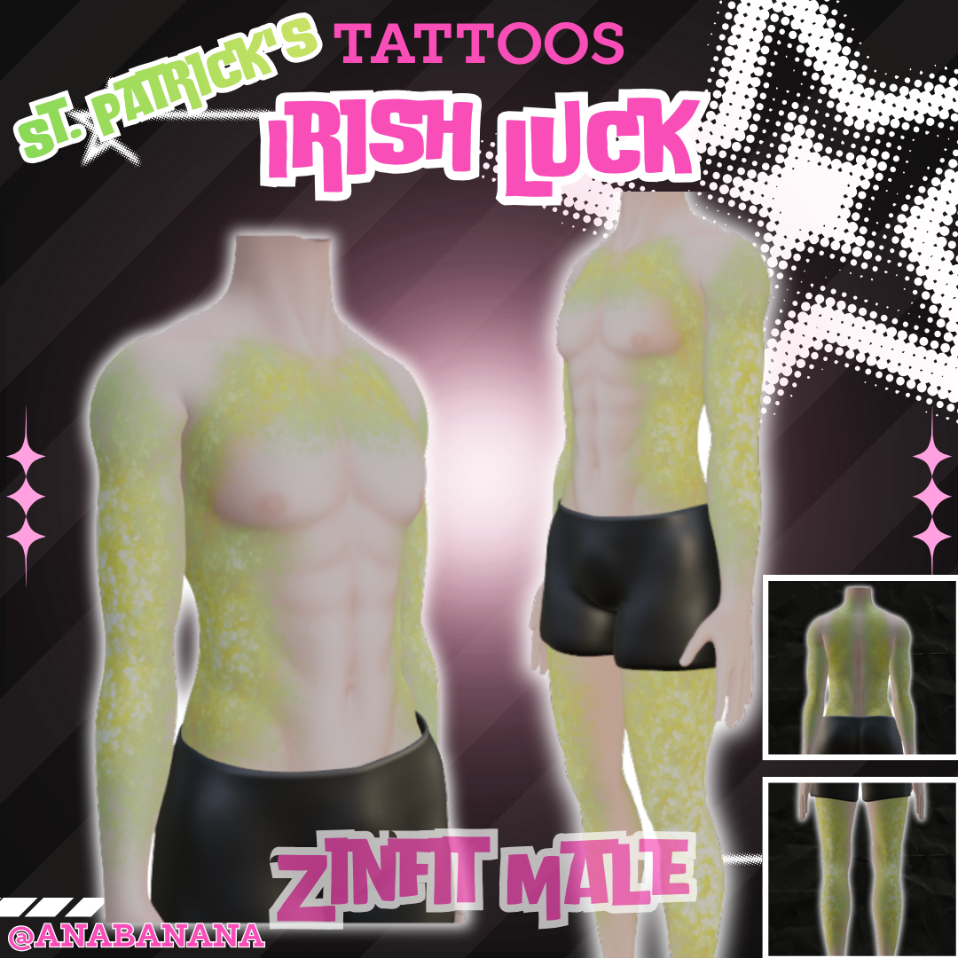 ☘️ Irish Luck Tatts | Zinfit Male