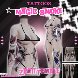 🎩 Magic Smoke Tatts | Zinfit Female