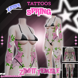 💐 Spring Tatts | Zinfit Female