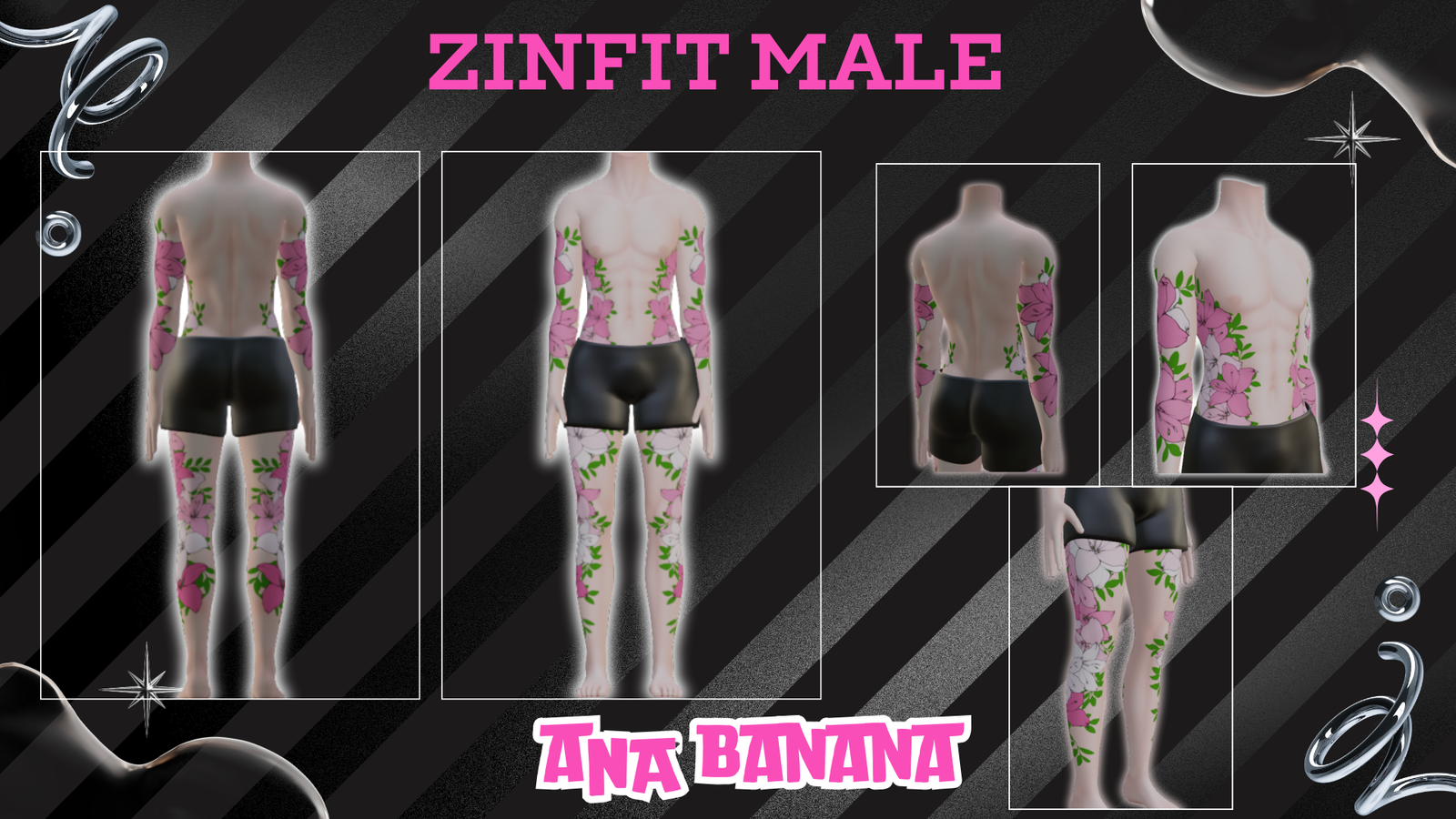 💐 Spring Tatts | Zinfit Male