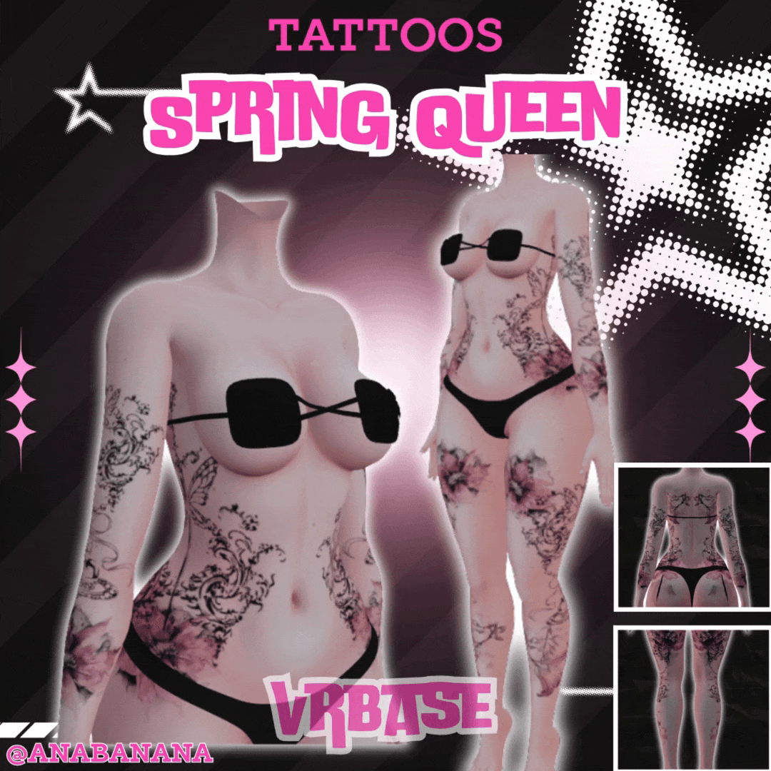 (J) : 🌼 Spring Queen Tatts | Multi-Base Compatible