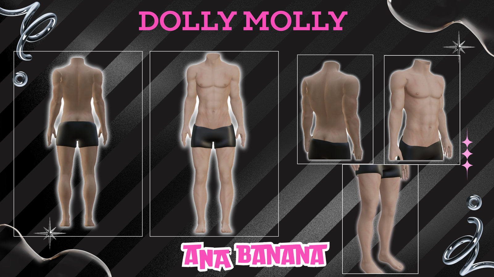 (J) : ❤️ Stretch Marks Tatts | Multi-Base Compatible