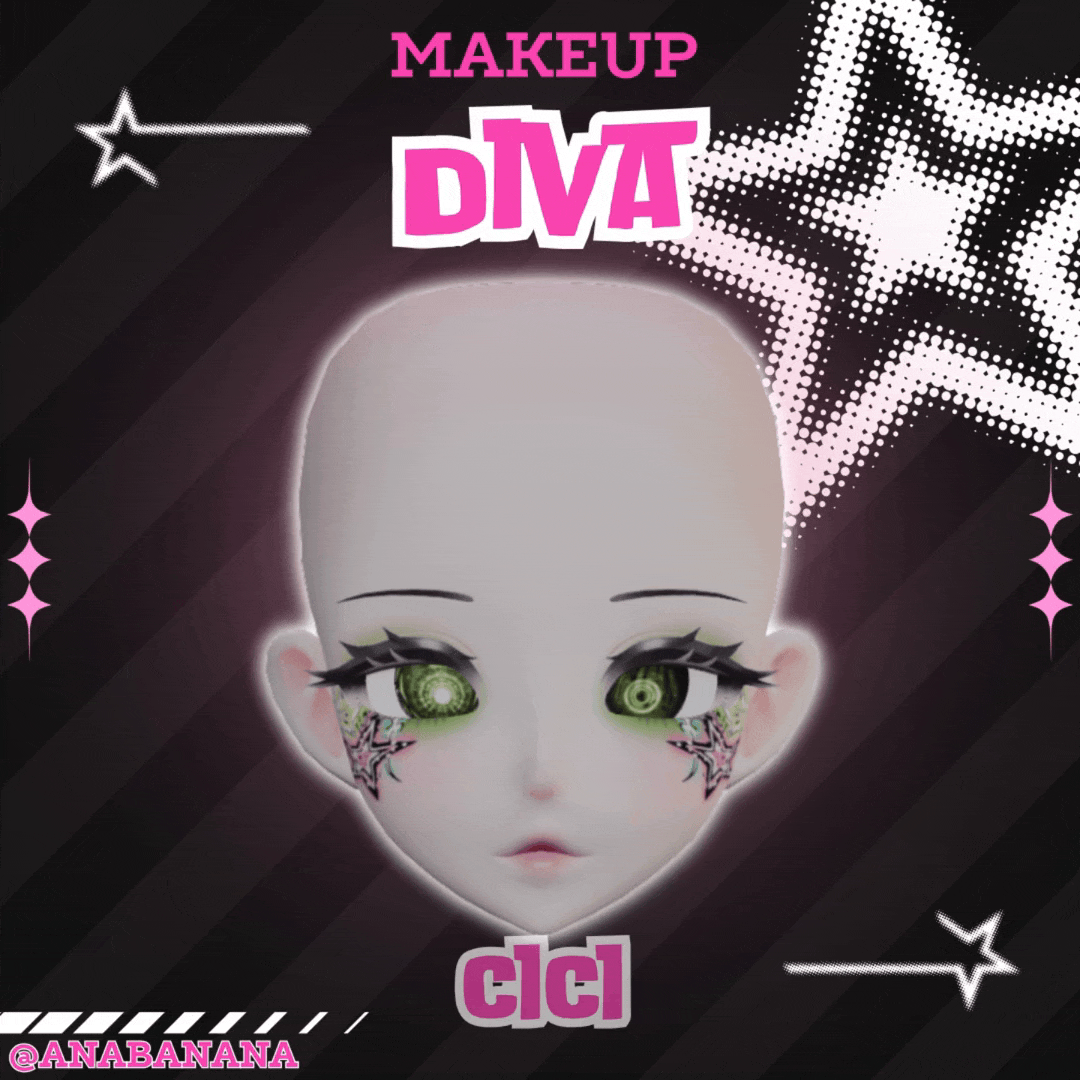 (J) : ⭐ Diva Makeup | Multi-Head Compatible