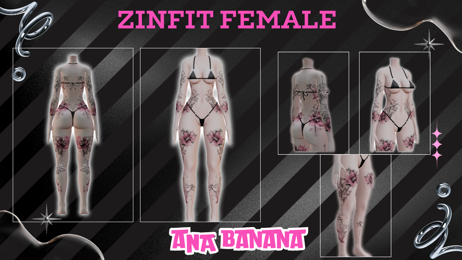 ๐ผSpring Queen Tatts | Zinfit Female