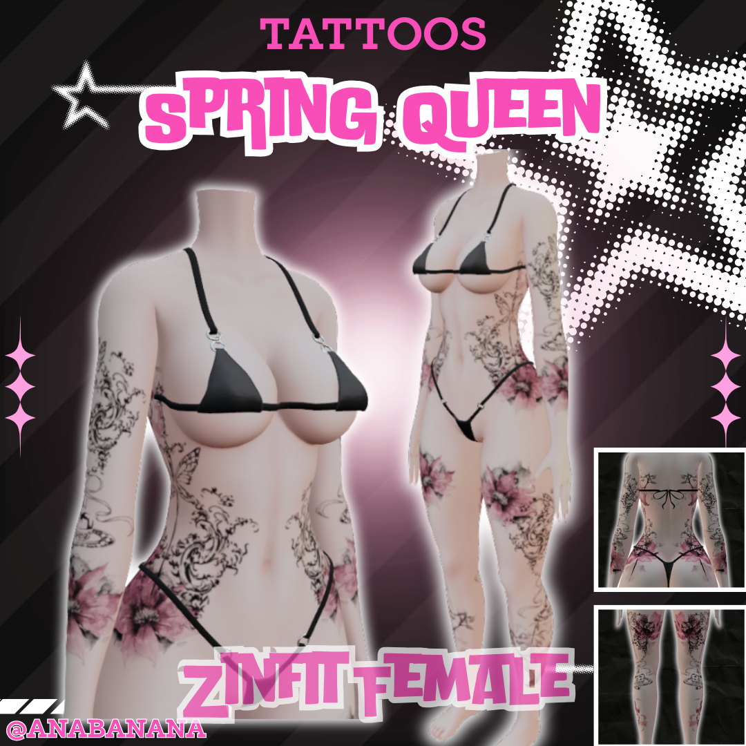 ๐ผSpring Queen Tatts | Zinfit Female
