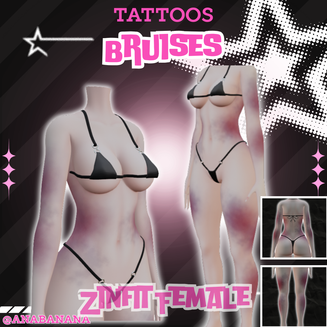 ✊ Bruises Tatts | Zinfit Female