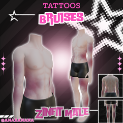 ✊ Bruises Tatts | Zinfit Male