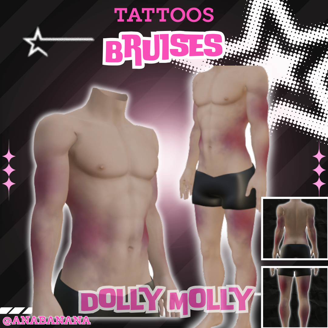 ✊ Bruises Tatts | Dolly Molly